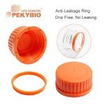 PEKYBIO 250ml Borosilicate Glass Media Bottles (2 Pack)