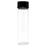 Clear Glass Vials - 2 Dram, Set of 12