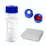 2mL HPLC Autosampler Vials with Screw Caps, 100 Pack