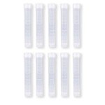 10pcs 10ml Plastic Test Tubes with Caps
