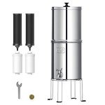 AQUA CREST Stainless Steel Gravity Water Filter System