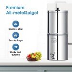 AQUA CREST Stainless Steel Gravity Water Filter System