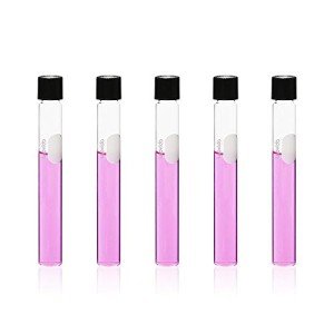 40pcs Glass Test Tubes with Screw Caps - 15ml