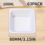 Medium Weigh Boats, 100ml, 63 Pack, Disposable Trays