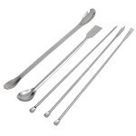 Stainless Steel Micro Sampling Scoop Set (5 Pack)