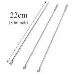 Stainless Steel Micro Sampling Scoop Set (5 Pack)