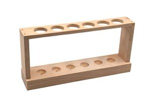 Wooden Test Tube Rack for 6 Tubes - 15mm