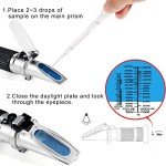 3-in-1 Handheld Antifreeze Refractometer with °F Display