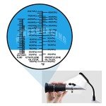 3-in-1 Handheld Antifreeze Refractometer with °F Display