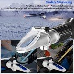 3-in-1 Handheld Antifreeze Refractometer with °F Display