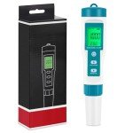 Consfly 8-in-1 Water Quality Test Meter