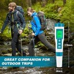 Consfly 8-in-1 Water Quality Test Meter