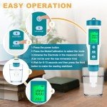 Consfly 8-in-1 Water Quality Test Meter