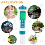 Consfly 8-in-1 Water Quality Test Meter
