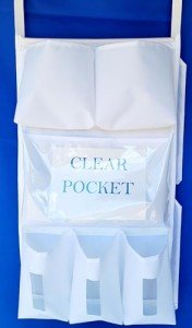 PPE Isolation Door Caddy with 8 Pockets - Yellow