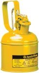 Justrite 1 Quart Yellow Diesel Safety Can