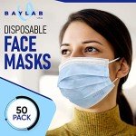ASTM Level 3 Anti-Fog Disposable Face Masks, 50 Pack
