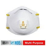 3M N95 Respirator 8511 with Cool Flow Valve - 10 Pack