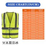 AYKRM High Visibility Safety Vest (XS-8XL) Yellow