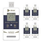 iDiAK M502 USB Temp/Humidity Data Logger - 5 Pack