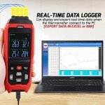 4-Channel Digital Thermocouple Thermometer with Alarm