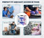 Wall-Mounted Latex Glove Holder - Black