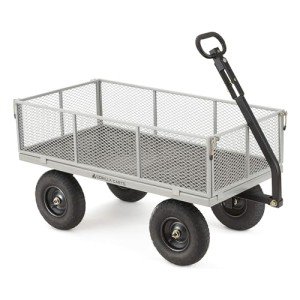 Gorilla Carts Steel Tow-Behind Utility Cart
