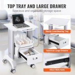 VEVOR Rolling Medical Storage Cart with Drawers