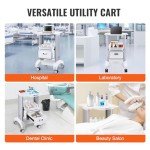 VEVOR Rolling Medical Storage Cart with Drawers