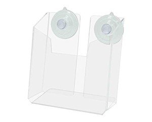 Suction Cup Brochure Holder for 4" Postcards