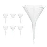 6-Piece Plastic Analytical Funnel Set for Labs