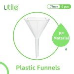 6-Piece Plastic Analytical Funnel Set for Labs