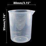 250ml-300ml Plastic Graduated Beaker - 1 Pack
