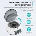 Mini Centrifuge Machine 7000 RPM with 3-in-1 Rotor
