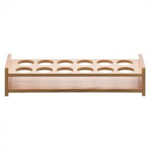 EISCO Beechwood Bottle Stand for 12 Bottles