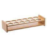 EISCO Beechwood Bottle Stand for 12 Bottles