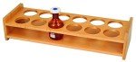 EISCO Beechwood Bottle Stand for 12 Bottles