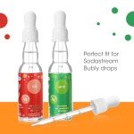 Aieve Glass Dropper Pipettes for Bubly Drops - 6 Pack