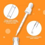 Aieve Glass Dropper Pipettes for Bubly Drops - 6 Pack