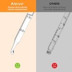 Aieve Glass Dropper Pipettes for Bubly Drops - 6 Pack