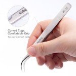 Professional Stainless Steel Fine Tip Curved Tweezer