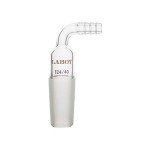 90° Bent Glass Inlet Adapter with 24/40 Joint