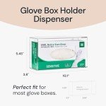 Acrylic Wall-Mounted Gloves and Tissue Dispenser