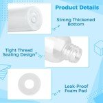 20PCS 8.5oz Clear Plastic Squeeze Bottles