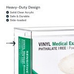 Acrylic Wall-Mounted Gloves and Tissue Dispenser