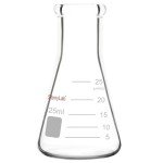 Stonylab 25ml Heavy Wall Erlenmeyer Flask - 1 Pack