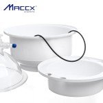 Maccx 250mm Vacuum Desiccator with Stopcock & O-Ring