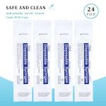 24 Pack 10ml Plastic Syringes for Lab Use