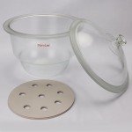 Stonylab 11.8" Glass Lab Desiccator with Knob Cover