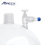 Maccx 250mm Vacuum Desiccator with Stopcock & O-Ring